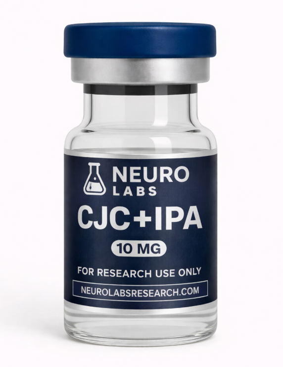 CJC-1295 Ipamorelin 5mg peptide vial lyophilized powder high purity research blend